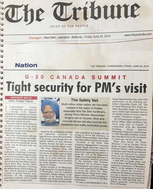 G-20 Summit Varinder Walia